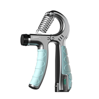 KALOAD 5-200kg Counting Hand Grip Strengthener Portable Manual Hand Exerciser for Finger Rehabilitation Training Student