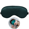 KALOAD Double Sided Simulated Silk Sleeping Eye Mask Adjustable Elastic Band Blackout Travel Sleep Eyeshade Nap Cover