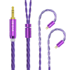KBEAR ST19 Upgrade Cable 4 Core Earbuds Replace Wire 5N OCC Earphone Upgrade Earhook Cable 3.5/4.4mm MMCX/QDC/0.78mm 2Pi