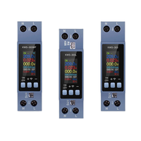 KEWEISI 8-in-1 Energy Meter Voltage Current Power Monitoring TFT Screen WiFi Remote Control Din Rail Installation Overvo