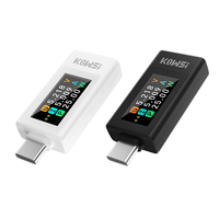 KEWEISI KWS-1902L Type-C Tester 4-30V 0-8A Power Meter USB Fast Charging Monitor Bidirectional Testing TFT Display High