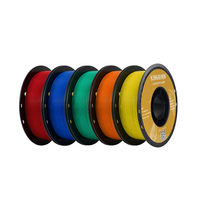 KINGROON PETG 3D Printer Filament 1.75mm 5kg Red/Dark Blue/Green/Orange/Yellow High Strength Easy to Print Eco-Friendly