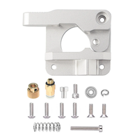 Kingroon® Sliver MK8 Extruder Kit for 3D Printer Aluminum Alloy Block Bowden Extrusion CR10 Extruder Block 3D Printer Pa