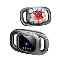 KONKA 10-Head Deep Tissue Massage Gun Professional Fascia Gun With 99 Speeds 32KG Strong Force LED Display Quiet Motor &