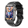 KR88 1.57inch HD Screen bluetooth Call Heart Rate Blood Pressure SpO2 Monitor Sleep Monitoring Multi-sport Modes Music P