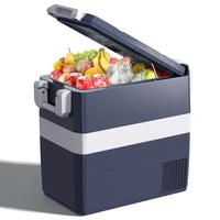 KROAK 50L Car Refrigerator Dual-Zone Truck Driver Edition Non-Independent Temperature Control