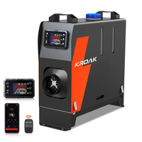 KROAK L1 8KW 12V 24V Car Parking Heater Diesels Air All in 1 bluetooth / Remote Control LCD Thermostat Power Temperature