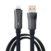KUULAA KL-X73 60W USB-A/USB-C to USB-C/iP Cable Fast Charging Data Transmission Copper Core Line 1M/2M Long for iPhone 1