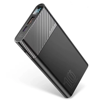 KUULAA KL-YD11 18W 10000mAh Power Bank LED Digital Display External Battery Power Supply with 2 Inputs & 2 Outputs Suppo