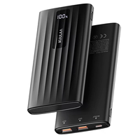 KUULAA KL-YD111 PD22.5W 10000mAh Power Bank with Smart Digital Display External Battery Power Supply with 1 Input & 3 Ou