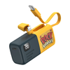 KUULAA KL-YD65 18.5Wh 5000mAh Shaking Capsule Power Bank External Battery Power Supply Built-in Type-C Cable Fast Chargi