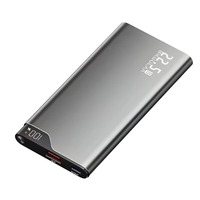 KUULAA KL-YD70 22.5W 37Wh 10000mAh Power Bank LED Digital Display External Battery Power Supply with 1 Input & 2 Outputs