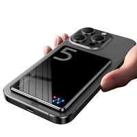 KUULAA KL-YD71 Double-glass Magnetic Power Bank 5000mAh 15W Magnetic Wireless Phone Charger External Battery Power Suppl