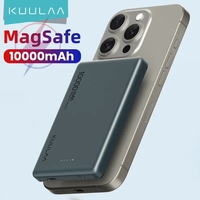 KUULAA Magsafes 20W 38.5Wh 10000mAh Power Bank Support Wireless/Wired Charging External Battery Power Supply with 1 Inpu