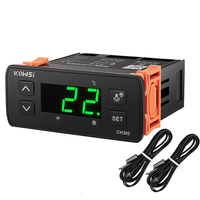 KWS-CH302 AC110-220V LED Digital Thermostat for Incubator Temperature Controller Dual Sensor Refrigeration Defrosting Al