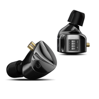 KZ D-Fi Wired Earphone HiFi Sound Bass 10mm Dual Magnetic Dynamic Drivers Four-speed Tuning 3.5mm Ergonomic In-ear Headp