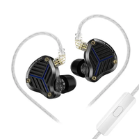 KZ-PRX Wired Ergonomic Earphone In-ear Monitor Earbuds HiFi Bass Planars Driver Music Headphones Sports Headset Custom G