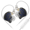 KZ-ZSN Pro 2 3.5mm Wired Earphone 1BA+1DD Technology 30095 Balanced Amature Earbuds 10mm Super-linear Dynamic Driver HIF