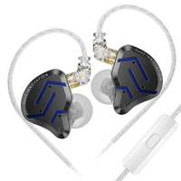 KZ-ZSN Pro 2 3.5mm Wired Earphone 1BA+1DD Technology 30095 Balanced Amature Earbuds 10mm Super-linear Dynamic Driver HIF