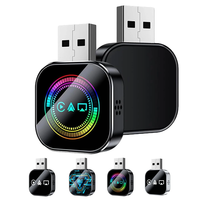 LAESD Q1AS 3 in 1 Car Wireless CarPlay/Android Auto/AirPIay Box Bluetooth 5.0 Plug and Play iP Screen Mirroring Wired to