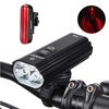 LAOTIE B02 1800Lm Brightness Bike Headlight 4800mAh Battery Anti-glare Design IPX6 Waterproof 5 Light Modes Type-C Fast