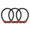 LAOTIE UL01 U-Shape Bike Lock Steel Password Lock Five-digit Code Anti-theft 1.72CM Thickened Portable Safety Cable Lock