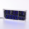Large Screen Voice Clock Kit Date Weekday Time Temperature Display High Accuracy Auto Brightness Adjustable Countdown Ti