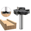 LAVIE 12mm 1/2 Inch Shank 3 Flutes CNC Spoilboard Surfacing Router Bit Carbide Slab Flattening Router Bit Wood Milling C