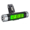 LCD Clip-on Digital Backlight Automotive Thermometer Clock Calenda