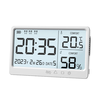 LCD Digital Temperature Humidity Meter -10~50℃ Measurement Electronic Thermometer Hygrometer LCD Display Alarm Clock