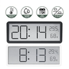 LCD Screen Digital Wall Clock Time Temperature Humidity Time Display Electronic Clock Desktop Digital Clock Battery Powe