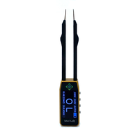 LCR-1S Smart Tweezers LCR Tester 100kHz CNC Metal Case High Accuracy Portable 1.47" Color Display Intelligent Auto-Range