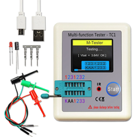 LCR-TC1 Multifunction Transistor Tester Full Color LCD Screen Automatic Component Infrared Decoder Rechargeable Portable