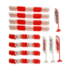 LDARC X43 V64 1/43 1/64 1/72 Mini Drift RC Car Parts Road Cone Indicator Street Sign Decoration Set Vehicles Models Spar