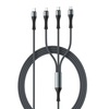 LDNIO LC-94c 100W Type-C to iP/Type-C/Micro USB Cable Fast Charging Data Transmission Copper Core Line 1.2M Long for iPh