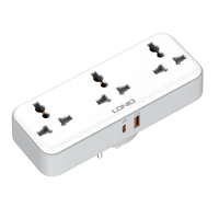 LDNIO SC3317 2500W Rotatable Plug Power Socket with 3AC+USB-A+USB-C PD QC3.0 PPS SCP Fast Charging Power Strip Adapter E