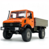 LDRC 1201 1/12 2.4G 4WD RC Car Unimog with Differential Lock Two Speed Metal Transmission Gearbox LED Light Military Cli