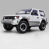 LDRC 1297S Newly Upgraded RTR 1/14 2.4G 4WD for Mitsubishi Pajeyo V24WG 1992 Sport RC Car Dual-Speed Mechanical Shifting
