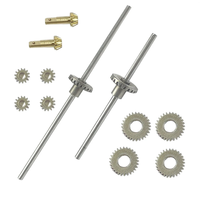 LDR/C LDP06 1/12 Unimog RC Car Spare Metal Full Gear Set of Front Rear Portal Axle L0063 Vehicles Models Parts Accessori