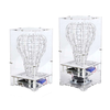 LED Cube Kit 144 RGB LEDs DIY Electronic Kit Bluetooth Speaker Multicolor Light App Controlled 191x85mm Music Spectrum