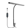 LED Desk Lamp with Clamp 25 Lighting Modes Eye-Caring USB Powered Flexible Gooseneck Adjustable Color and Brightness Tim
