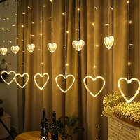 LED Light String Love Curtain Light Confession Proposal Valentine