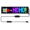 LED Matrix Pixel Panel Scrolling Bright Advertising LED Signs Flexible USB 5V LED Car Sign Bluetooth App Control Color D
