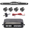 LED Parking Sensor System Monitor Display Kit Reverse Backup Radar 4 Sensors DC 12V Easy Install Rainproof Anti Freeze A