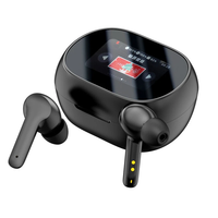 LED Smart Screen TWS Earbuds Wireless bluetooth Earphone LED Colorful Touch Screen Panoramic Surround Sound 48H Playback