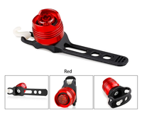 LED Waterproof Bike Bicycle Cycling Front Rear Tail Helmet Red Flash Lights Safety Warning Lamp Cycling Safety Caution L