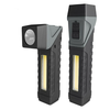 LED+COB Flashlight with Pen Clip Holder Rotatable Tail Flashlight with Magnet Strong Light Flashlight Working Light