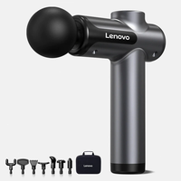 Lenovo Deep Tissue Massage Gun 8 Heads 99 Speed Levels with Carrying Case LCD Display & 13kg Force Percussion Muscle Rec