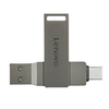 Lenovo LX520 Type-C & USB3.2 Flash Drive 512GB/256GB/128GB/64GB 150MB/s High Speed Pendrive Mobile U Disk Plug and Play