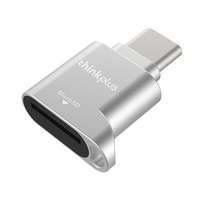 Lenovo Thinkplus D201 USB Type-C Card Reader 480Mbps 512GB USB-C TF Micro SD OTG Adapter Type-C TF Memory Card Reader fo
